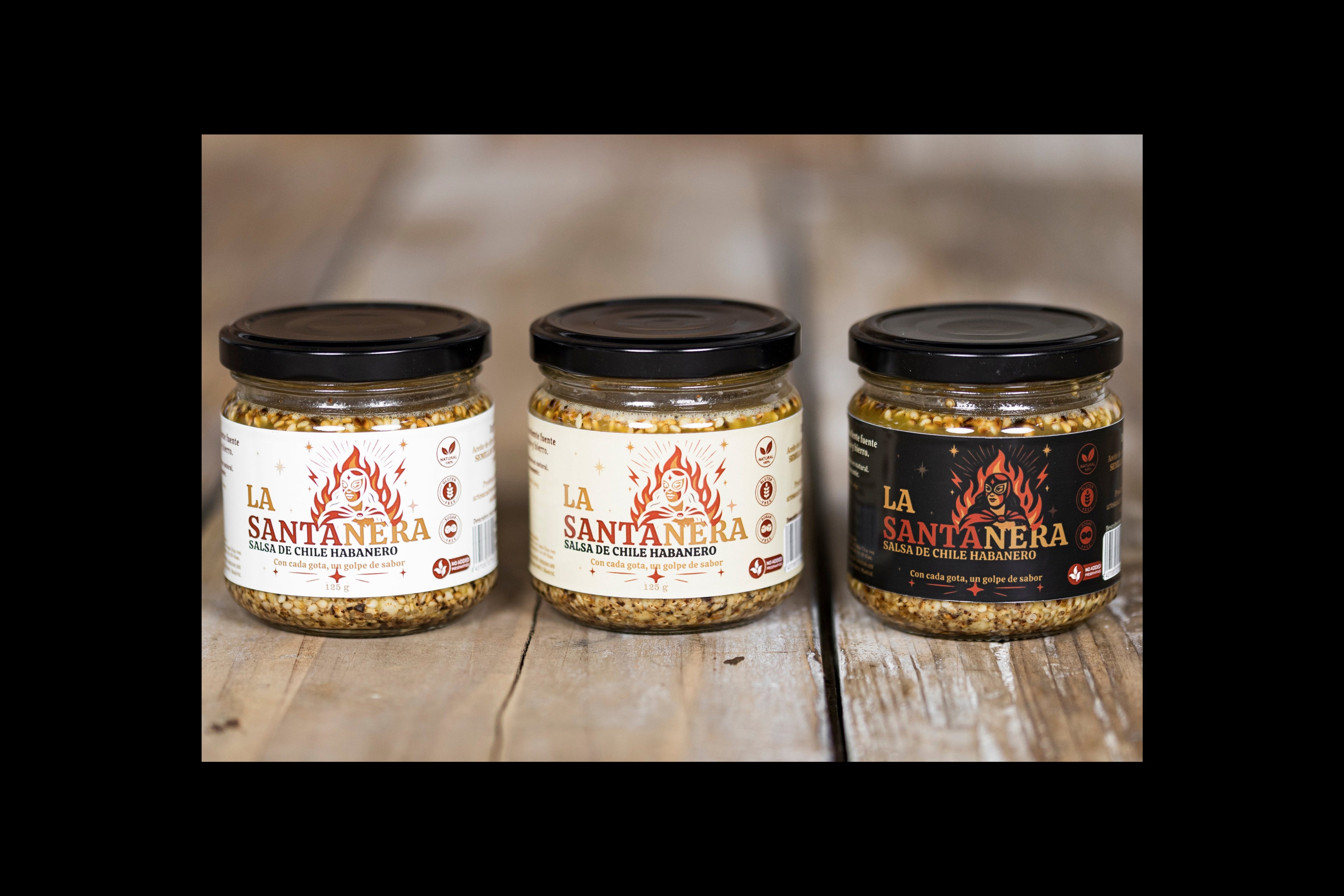 Pack Degustación La Santanera – 3 Niveles de Picor